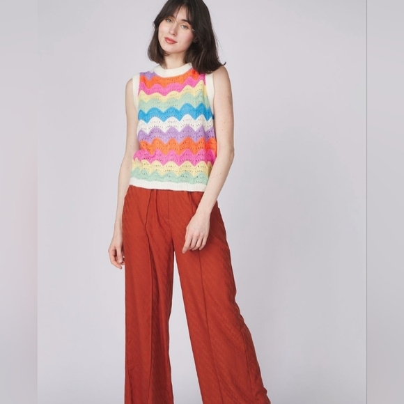 FRNCH Leana style sweater vest, size small - Picture 3 of 7